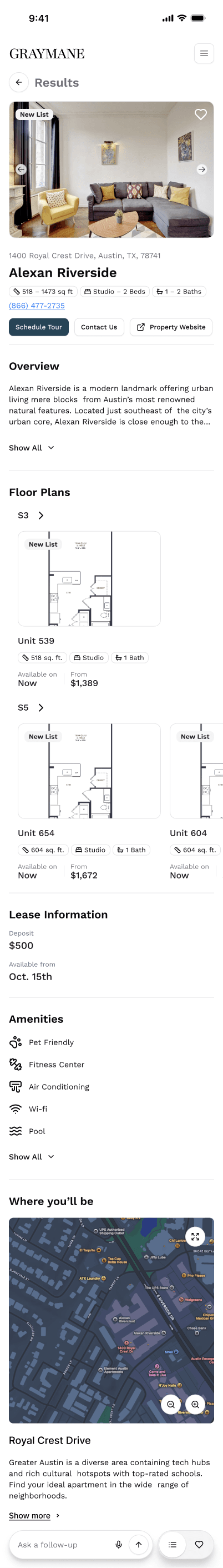 Extended view showcasing high-fidelity architectural blueprints and neighborhood context metadata
