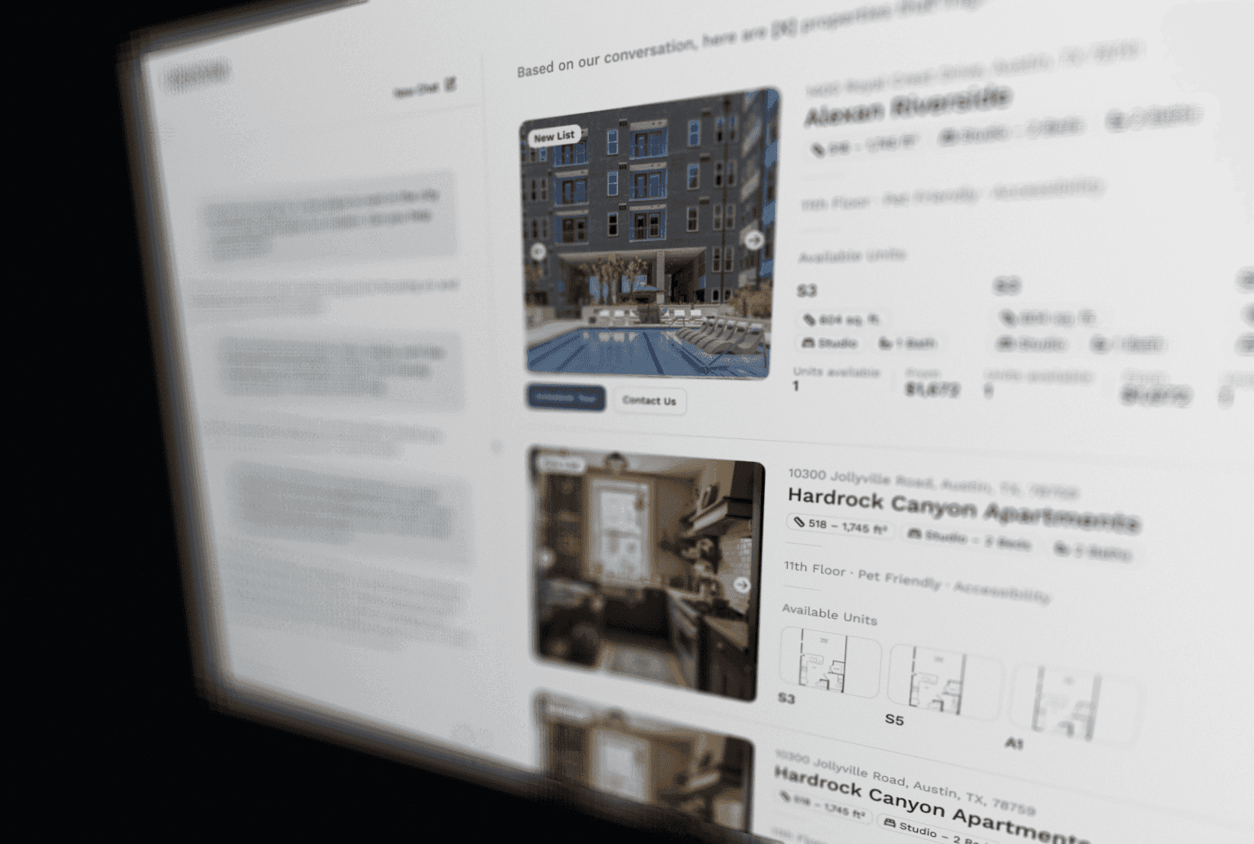 Ask Markerr conversation beside grounded property results